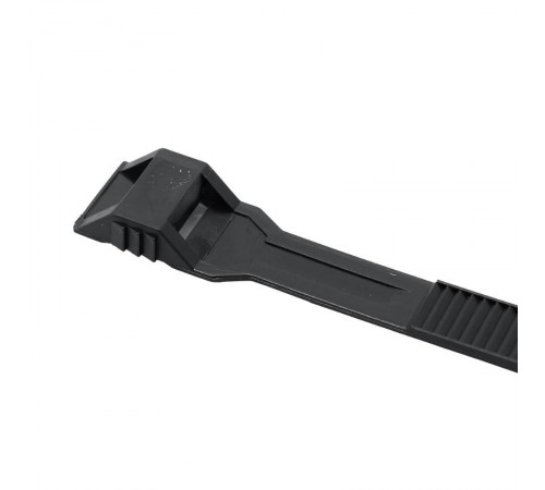 Хомут P6.6 с плоским замком, черный 9x180  26501SR  DKC