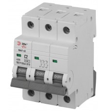 Автоматический выключатель PRO VA63-3P02C4.5 ВА47-63 3P 2А кривая C 4,5кА   Б0059429  ЭРА