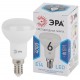 Лампа светодиодная LED 6Вт Е14 4000К smd R50-6w-840-E14  Б0020556  ЭРА