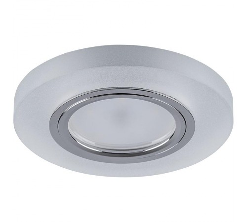 Светильник точечный встраиваемый под лампу, с LED подсветкой CD8060 15LED*2835SMD 4000K, MR16 50W G5.3 "круг", белый матовый  32570  FERON