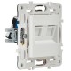 SKANDY Розетка компьютерная двойная RJ45 кат.5E SK-K03W арктический белый  SK-K20-1-K01  IEK
