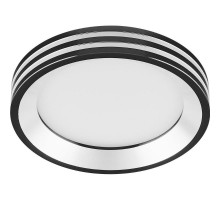 Светильник светодиодный встраиваемый декоративный AL612, 7W, 560 Lm, 4000К, черный  28912  FERON