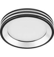 Светильник светодиодный встраиваемый декоративный AL612, 7W, 560 Lm, 4000К, черный  28912  FERON