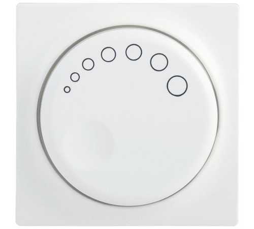 НС-1-1-ББ Накладка к светорегулятору BOLERO белый  ENB10-D-K01  IEK