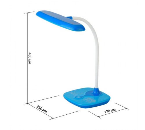 Светильник настольный светодиодный NLED-432-6W-BU синий наст.  Б0028464  ЭРА
