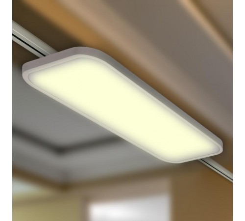 Трековый светильник трехфазный STR-31-WB-30K-W45 45Вт 3000К 4000Лм белый  Б0051777  ЭРА