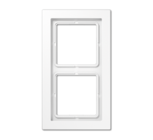 Рамка 2-кратная; белая,ударопрочная  LSD982BFWW  Jung