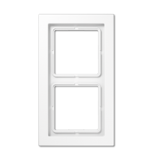 Рамка 2-кратная; белая,ударопрочная  LSD982BFWW  Jung