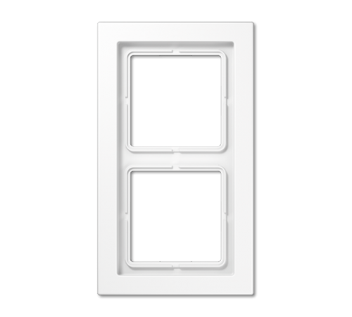 Рамка 2-кратная; белая,ударопрочная  LSD982BFWW  Jung