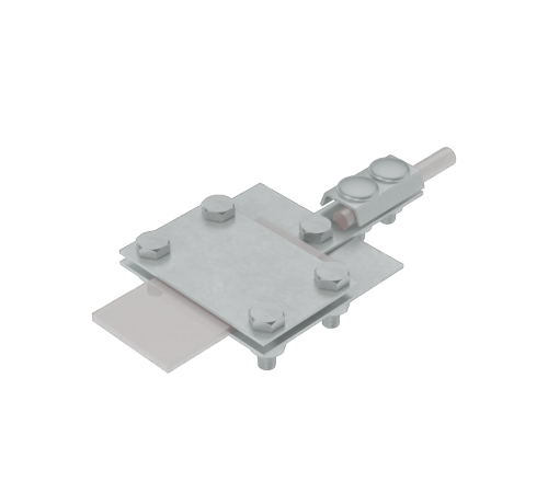 Универсальный контрольный соединитель полоса до 40 мм пруток  5-8 мм TD  UKS-B40-D5-8 TD  КМ-профиль