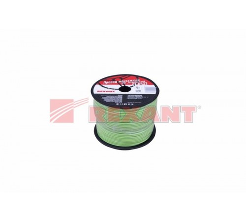 Провод ПГВА REXANT 1х1.50 мм, зеленый, бухта 100 м  01-6533  REXANT