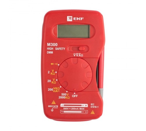 Мультиметр цифровой M300 EKF ExpertIn-180701-pm300EKF
