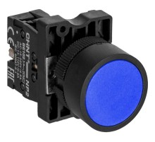 Кнопка управления NP2-EA61 без подсветки синяя 1НО IP40  574087  CHINT