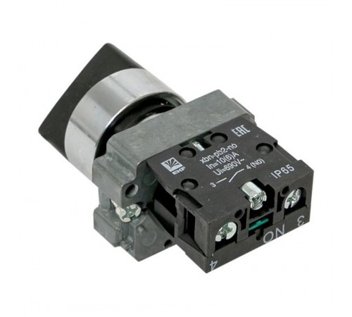 Переключатель BD21 2P короткая ручка NO IP65 PROxima  xb2-bd21-65  EKF