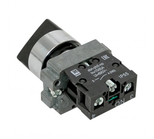 Переключатель BD21 2P короткая ручка NO IP65 PROxima  xb2-bd21-65  EKF