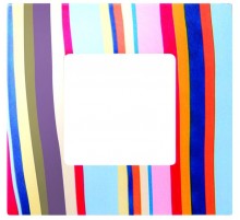 Simon 27 Накладка декоративная на рамку базовую, 1 пост, S27 Play, Extrem, многоцветный поток  2700617-801  Simon