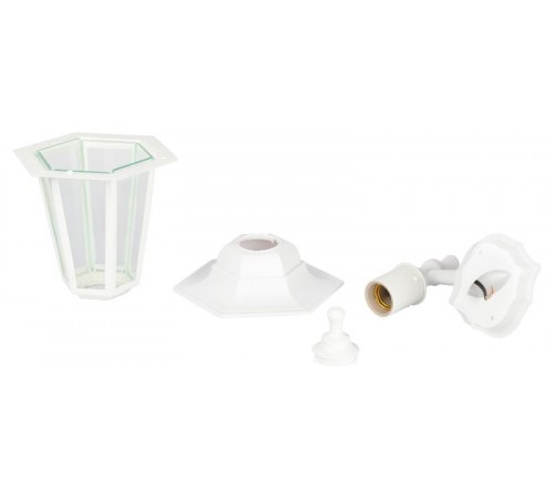 Светильник садово-парковый НБУ 06-60-001 , "Леда1" настенный шестигранный  Б0048116  ЭРА