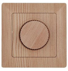 Светорегулятор Intro Solo 4-401-11 поворотный, 600Вт 230В, IP20, СУ, сосна  Б0053712  Intro