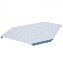 Крышка горизонтального угла 90х100(80/100)  KGL90*100(80/100)  КМ-профиль