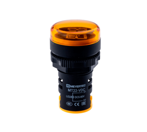 Индикатор напряжения, 5-60V DC, желтый, MT22-VDC5  107387  ОВЕН