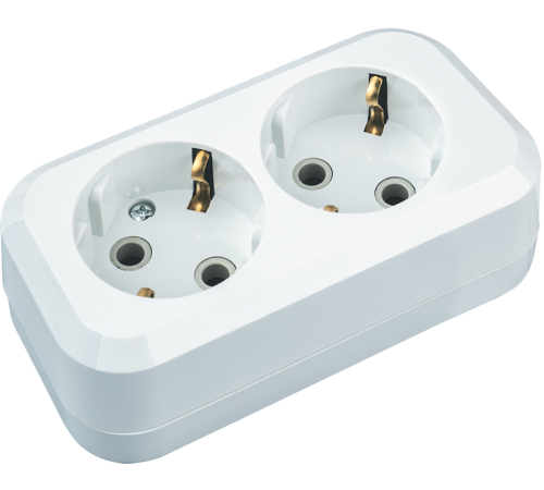 Колодка 61 582 NCA-BL01-02-E-WH 2гн с/з АБС пластик 61582 Navigator