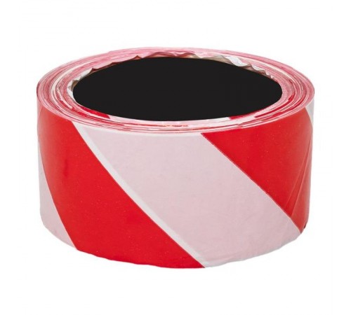 Лента оградительная ЛО "Красно-белая" 50х100 Basic  lo-50x100-bas  EKF