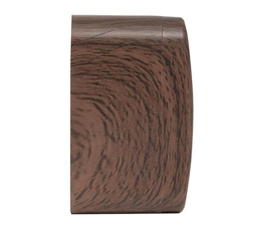 Розетка TV 1-местная ОП Минск 75Ом 5-862МГц тёмное дерево EKF  EGA00-027-40  EKF