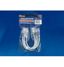 Коннектор для LED ленты 220В 3528, 2 контакта, прозрачный, UCX-SK2/A67-NNN CLEAR 005 POLYBAG 5 шт/упак  10830  Uniel