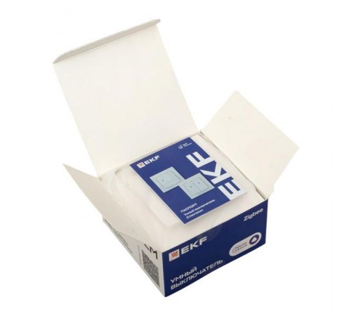 Умный выключатель Стокгольм 1-кл. белый Zigbee Сonnect  RCV-ST1-WD-ZB  EKF