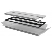 Дверь перфор. двустворч. для шкафа LINEA N 28U 600мм чер  LN05-28U6X-D2P  ITK