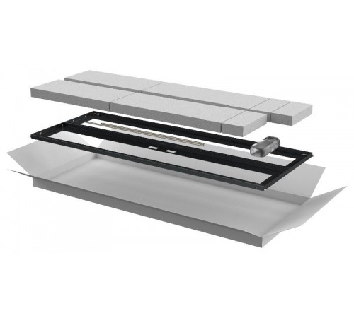 Дверь перфор. двустворч. для шкафа LINEA N 28U 600мм чер  LN05-28U6X-D2P  ITK