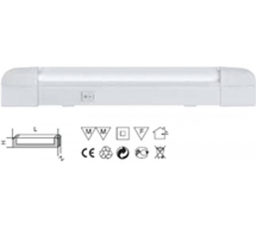 Светильник люминесцентный ЛПБ NEL-C2-E110-T8-840/WH 10Вт Т8 G13 ЭПРА IP20  94519  Navigator