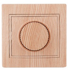 1-401-11 Intro Светорегулятор поворотный, 600Вт 230В, IP20, СУ, Plano, сосна  Б0030093  Intro