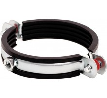 Хомут стальной 1 1/2" (47-52мм), с уплотнителем  hsu1112  EKF