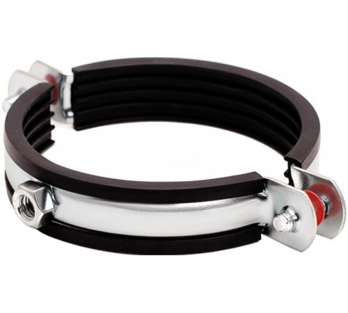 Хомут стальной 1 1/2" (47-52мм), с уплотнителем  hsu1112  EKF