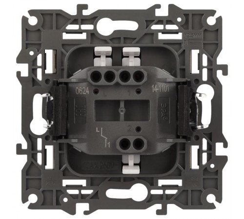 14-1101-04 Выключатель, 10АХ-250В, IP20, Эра Elegance, шампань  Б0034211  ЭРА