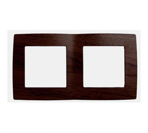 Рамка на 2 поста 12-5002-10  ,  венге  Б0014760  ЭРА