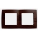Рамка на 2 поста 12-5002-10  ,  венге  Б0014760  ЭРА