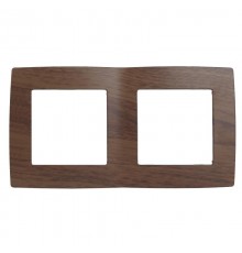Рамка на 2 поста 12-5002-10  ,  венге  Б0014760  ЭРА