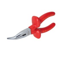 Тонкогубцы изогнутые диэлектрические 1000В 160 мм, SHTOK  376301  КЭАЗ