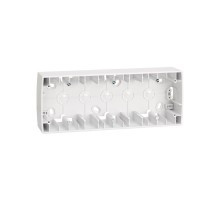 Simon 82 Монтажная коробка для накладного монтажа, 3 поста, 229х89х43мм, S82, S82N, белый  82771-30  Simon