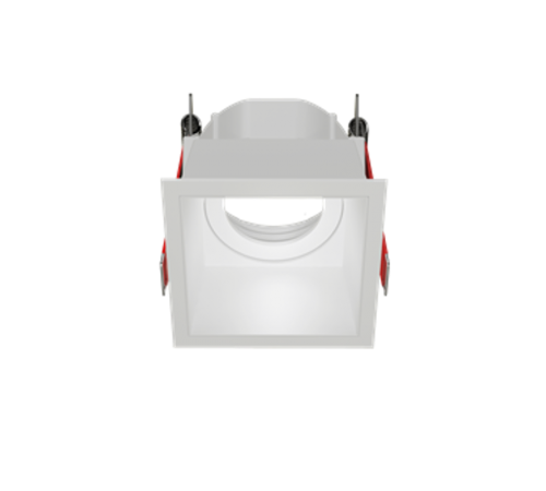 Рамка для модульного светильника FLEX 50 10 квадратная встраиваемая утопленная 85х85х65мм RAL9010 поворотная  V1-R0-00435-10006-2000000  VARTON