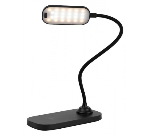 Настольный светильник  NLED-524-6W-BK светодиодный аккумуляторный черный  Б0068596  ЭРА