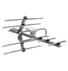 ТВ антенна наружная "Активная" для аналогового и цифрового ТВ - DVB-T2 (модель RX-411) (коробка)  34-0411  REXANT