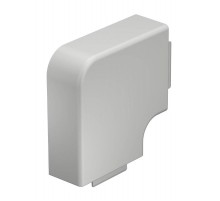 Крышка плоского угла кабельного канала WDK 40x90 мм (ПВХ,светло-серый) (WDK HF40090LGR)  6183352  OBO Bettermann