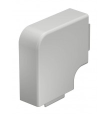 Крышка плоского угла кабельного канала WDK 40x90 мм (ПВХ,светло-серый) (WDK HF40090LGR)  6183352  OBO Bettermann
