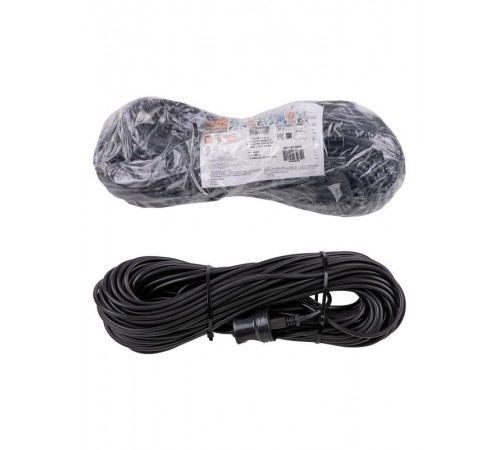 Удлинитель-шнур силовой народный ПВС 2200 Вт б/з, 50м, штепс. гнездо  SQ1307-0210  TDM