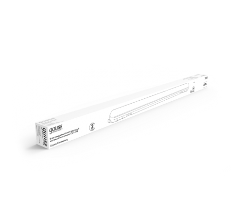 Светильник светодиодный промышленный линейный ССП-176 Elementary IP65 1200*76*66 36W 2880lm 6500K мат 1/12  864225336  Gauss