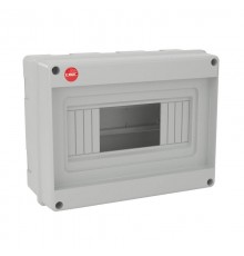 Щиток настенный, ral 7035, без крышки, 8мод. (ВхШхГ) 200х160х90 IP20  82008  DKC