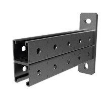 Консоль СТРАТ двойная 41х41, база 300, толщ. 2,5 мм, гальван. цинк, 875503  КСД-41х41х300-2,5-ЭЦ   Ostec